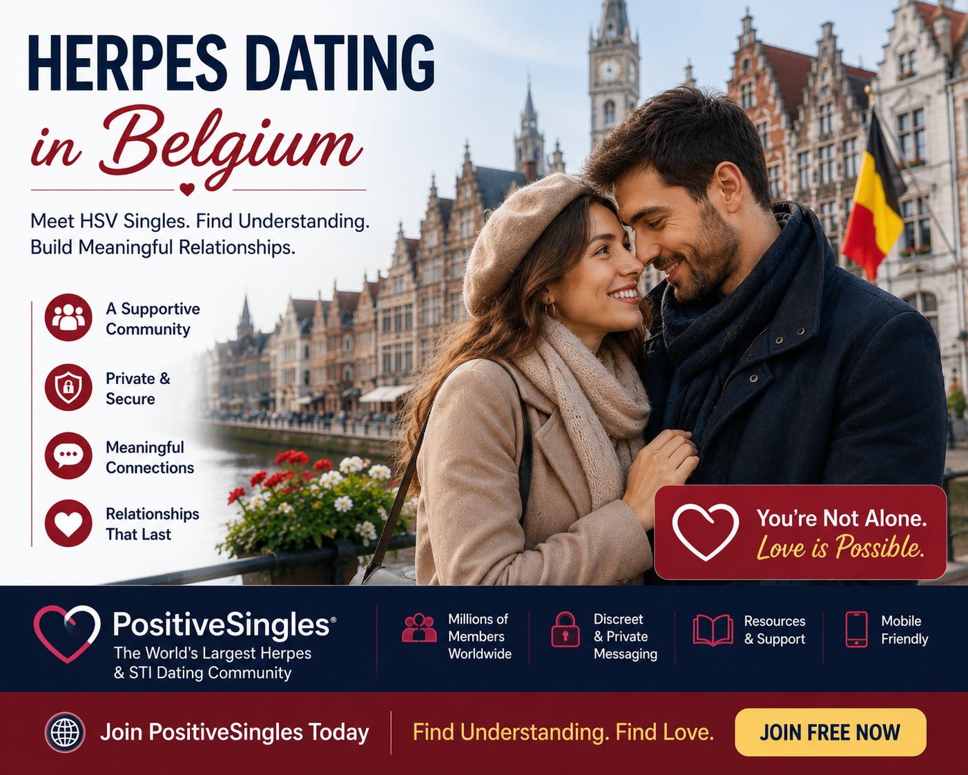 Herpes Dating in Belgium | Meet HSV Singles and Build Meaningful Relationships